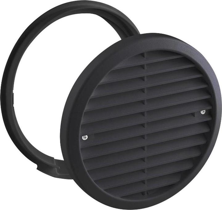 Lunos Griglia esterna antracite con fissaggio ad artiglio, D180mm