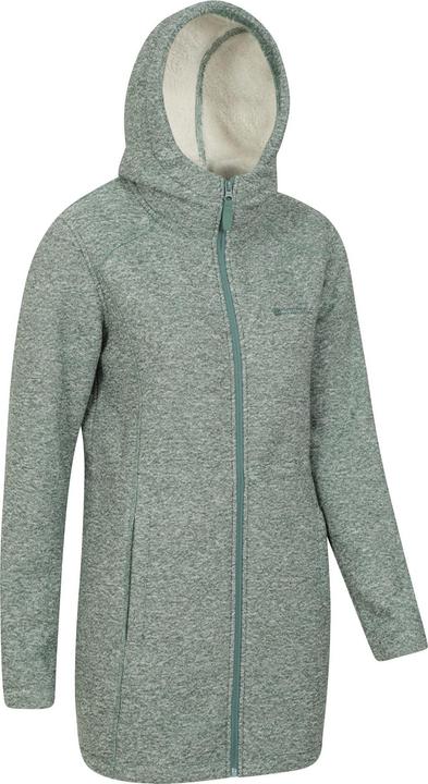 Actual product image Mountain Warehouse Womens/Ladies Mallaig Longline Fleece Jacket (38)