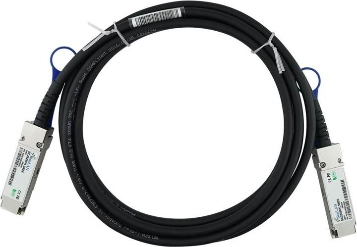 Actual product image BlueLAN HPE Aruba R0Z25A Compatible DAC QSFP28 SC282801L1M30