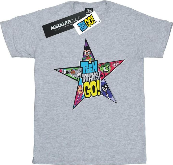 Immagine prodotto Teen Titans Go Star Logo Maglietta Ragazzi (140, 146)