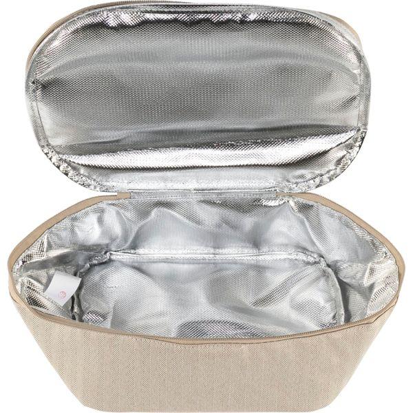 Actual product image reisenthel coolerbag M pocket herringbone sand (4.50 l)
