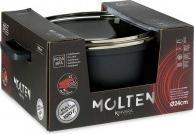 Image du produit Kinvara Casserole en fonte de 24 cm à induction complète (Casserole, Aluminium, 24 x 18.50 cm)