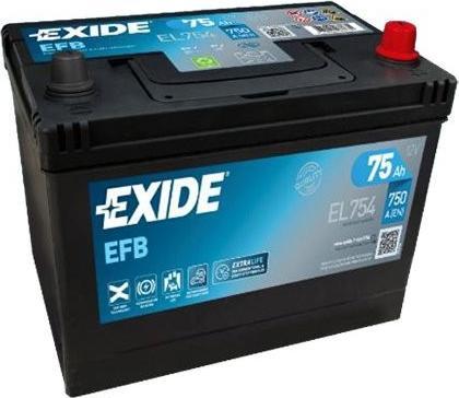 Exide Batterie (12 V, 75 Ah, 750 A)