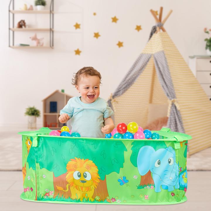 Immagine prodotto Relaxdays Piscina di Palline Pop Up, Vaschetta per Bambini