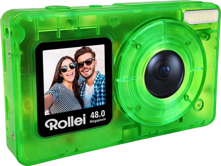 Immagine prodotto Rollei Compactline Pocket Digital Camera, Green (48 Mpx)