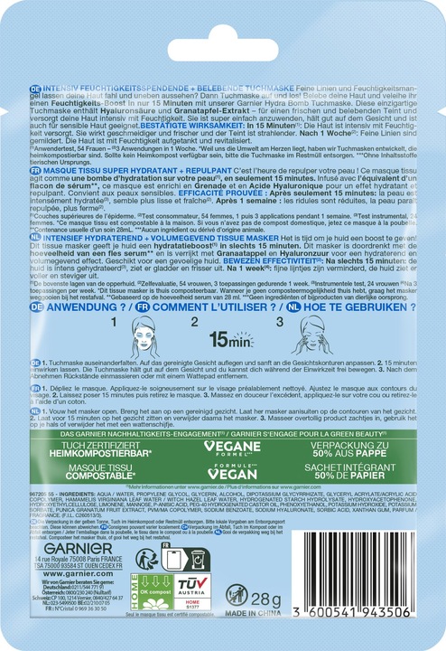 Immagine prodotto Garnier Maschera di tessuto