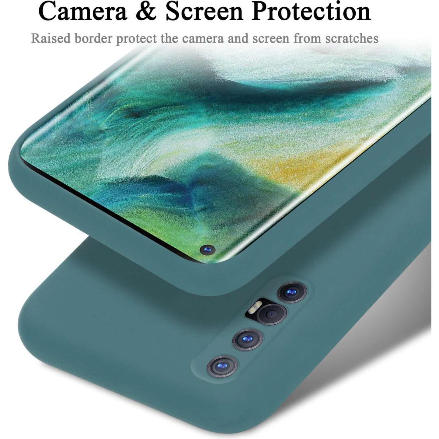 Thumbnail - Cadorabo Hülle für Oppo FIND X2 NEO TPU im Liquid Case Design (Oppo Find X2 Neo), Smartphone Hülle, Grün