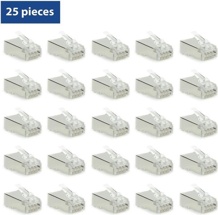 Produktbild ACT CAT6A pass-through shielded modular RJ45 connector