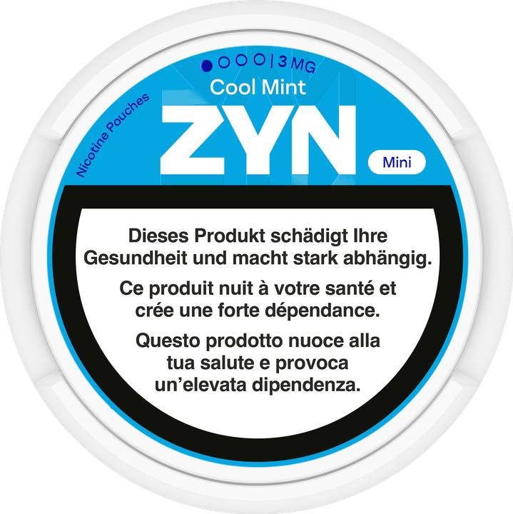 Produktbild Zyn Cool Mint Mini Medium (Nicotine Pouches, 3 mg)