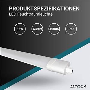 Actual product image Luxula LED moisture-proof luminaire (3250 lm)