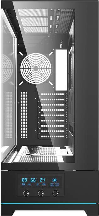 Produktbild Darkflash Tech Darkflash DY451 computer case without fans (black) (mATX, ATX, ITX)