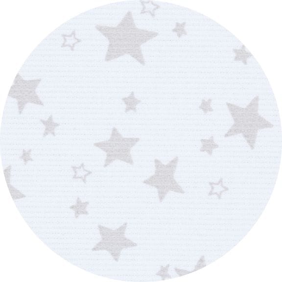 Produktbild Tobi babybay Himmel weiss/ Sterne perlgrau