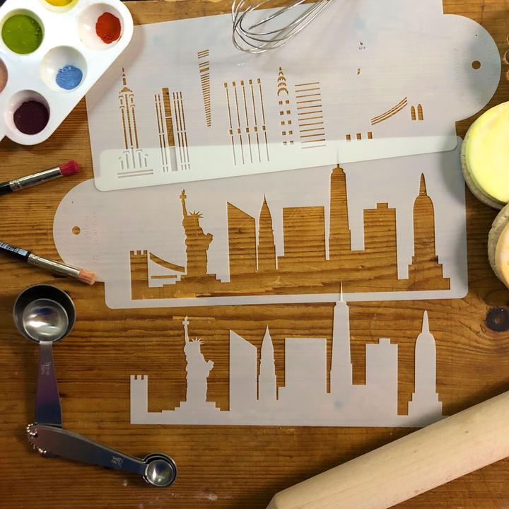 Image du produit Designer Stencils Pochoir pour la ligne d'horizon de la ville de New York