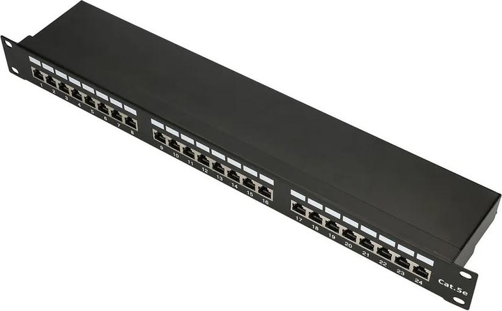 Produktbild Extralink CAT5E STP V2 | Patchpanel | 24 port