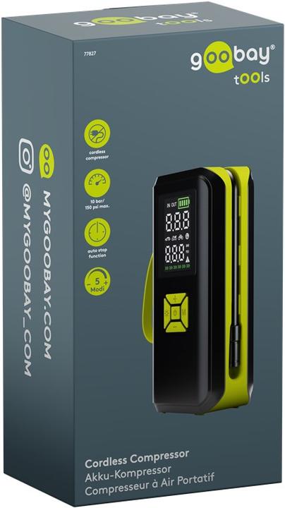 Produktbild Goobay Akku-Kompressor (10 Bar)