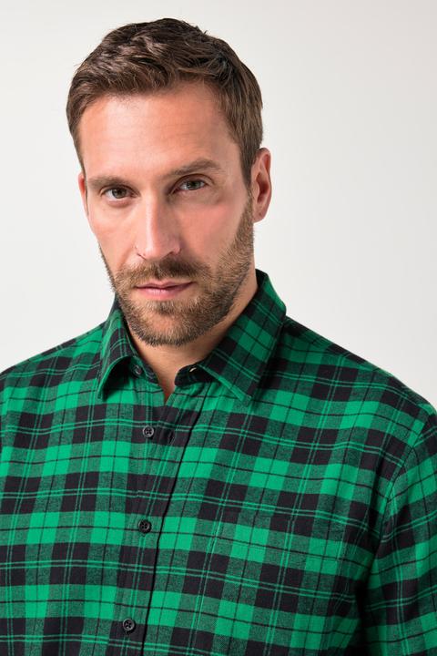 Produktbild JP1880 Karohemd, Langarm, Kentkragen, Modern Fit (4XL)