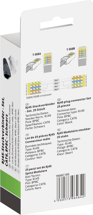 Produktbild Quadrios RJ 45 Steckverbinder Set 6