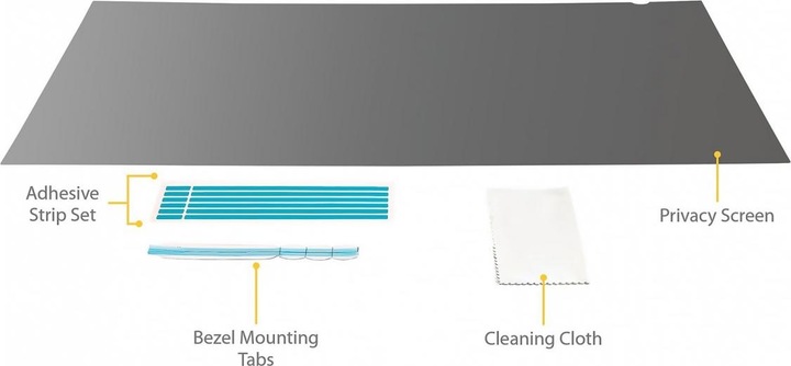 Actual product image StarTech .com Monitor Privacy Screen for 61,00cm (24") Display (24", 16 : 9)