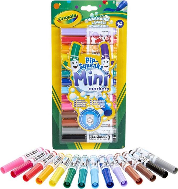 Image du produit Crayola Mini stylos à pointe feutre (14x)