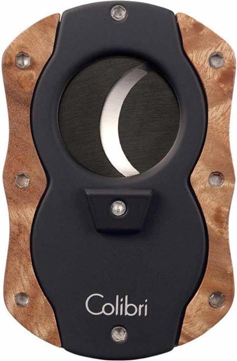 Colibri Double Guillotine Cutter Wood dark burl