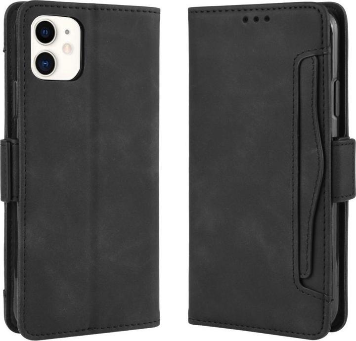Immagine prodotto Cover-Discount iPhone 12 Pro Max - Custodia con molti slot per carte di credito nero (Apple iPhone 12 Pro Max)