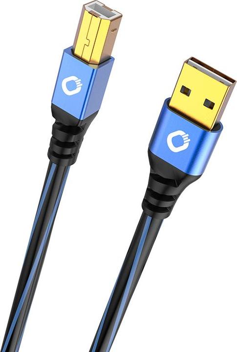 Produktbild Oehlbach USB 2.0 Anschlusskabel A/B "USB Plus B" 7.50 m (7.50 m, USB 2.0, 2.50 W)