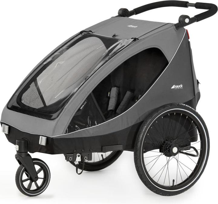 Produktbild Hauck Dryk Duo Fahrradanhänger inkl. Baby Lounger