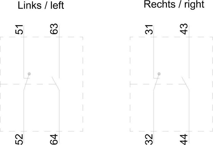 Produktbild Siemens Lateral Auxiliary Switch Block