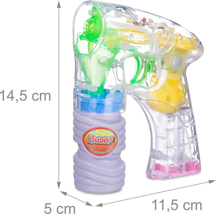 Image du produit Relaxdays 2x Pistolet à bulles de savon