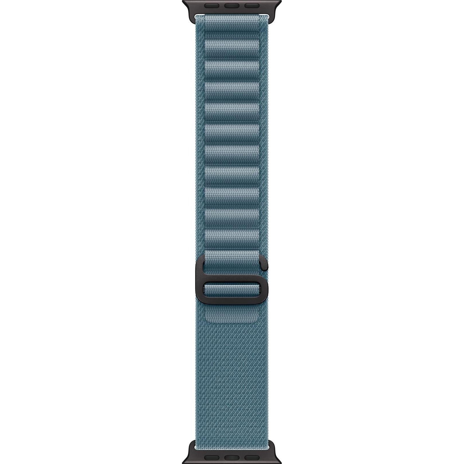 Apple Alpine Loop (49 mm, 100% recycelter Polyester, 100 % recyceltes Elastan), Uhrenarmband, Blau