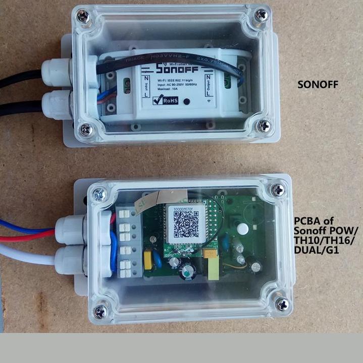 Actual product image Sonoff Waterproof Case IP66 (Housing)