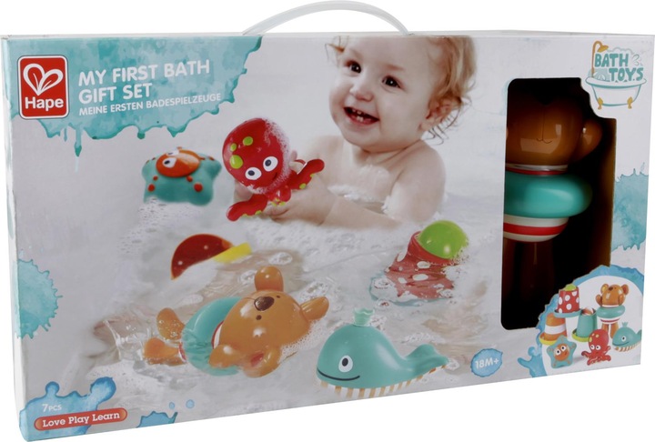 Image du produit Hape Mon premier coffret cadeau de bain