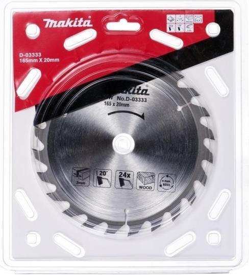 Produktbild Makita CIRCULAR SAW BLADE 165X20MM 24T