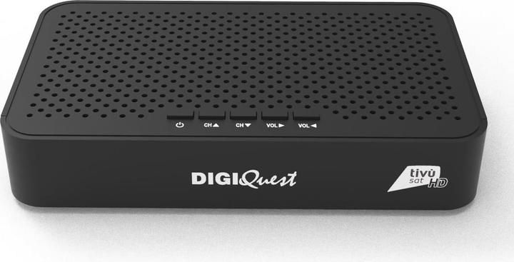 Digiquest Tivùsat Maximo Combo Receiver with DVB-S2 and DVB-T2, Recording, DAZN Channels, Smartcard (DVB-S2, DVB-T2)