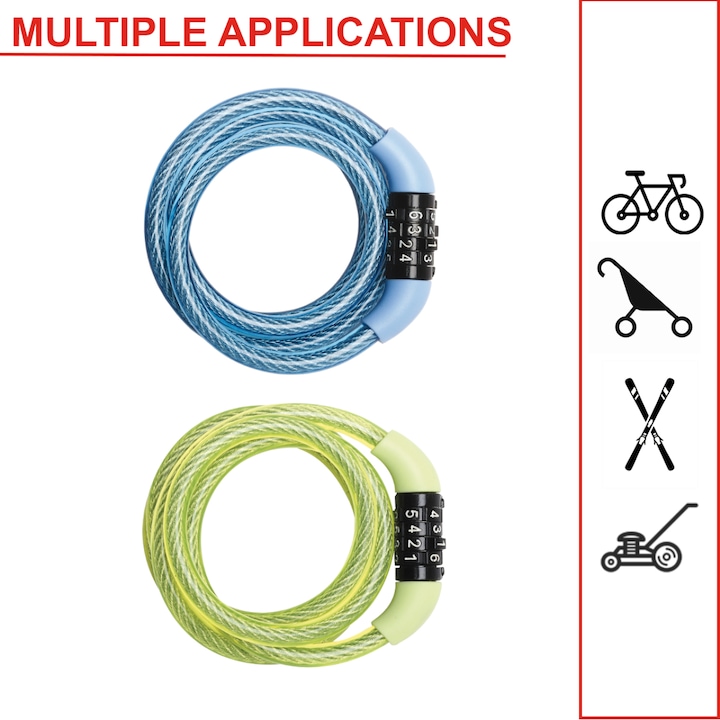 Actual product image Master Lock Spiral lock (120 cm)