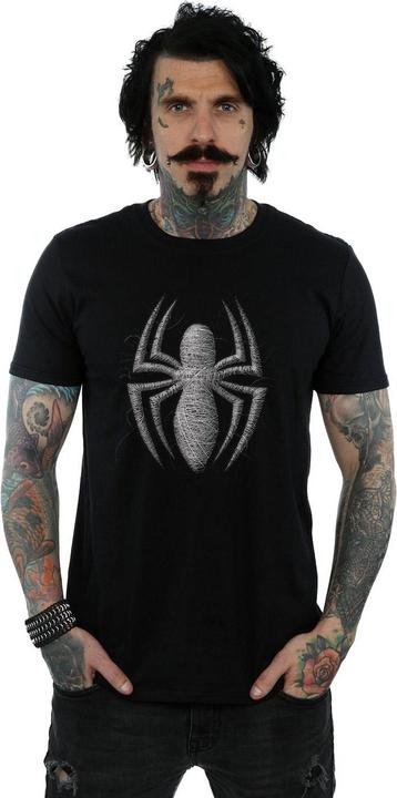 Image du produit - T-shirt SPIDER-MAN WEB LOGO - Homme (XL)
