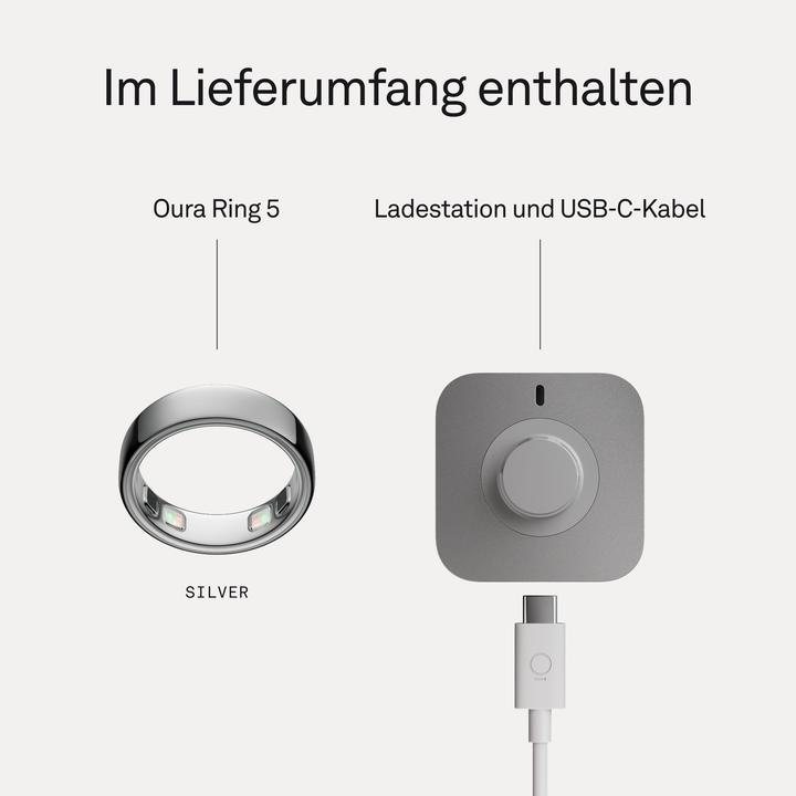 Produktbild Oura Ring 5 (6, Silver)
