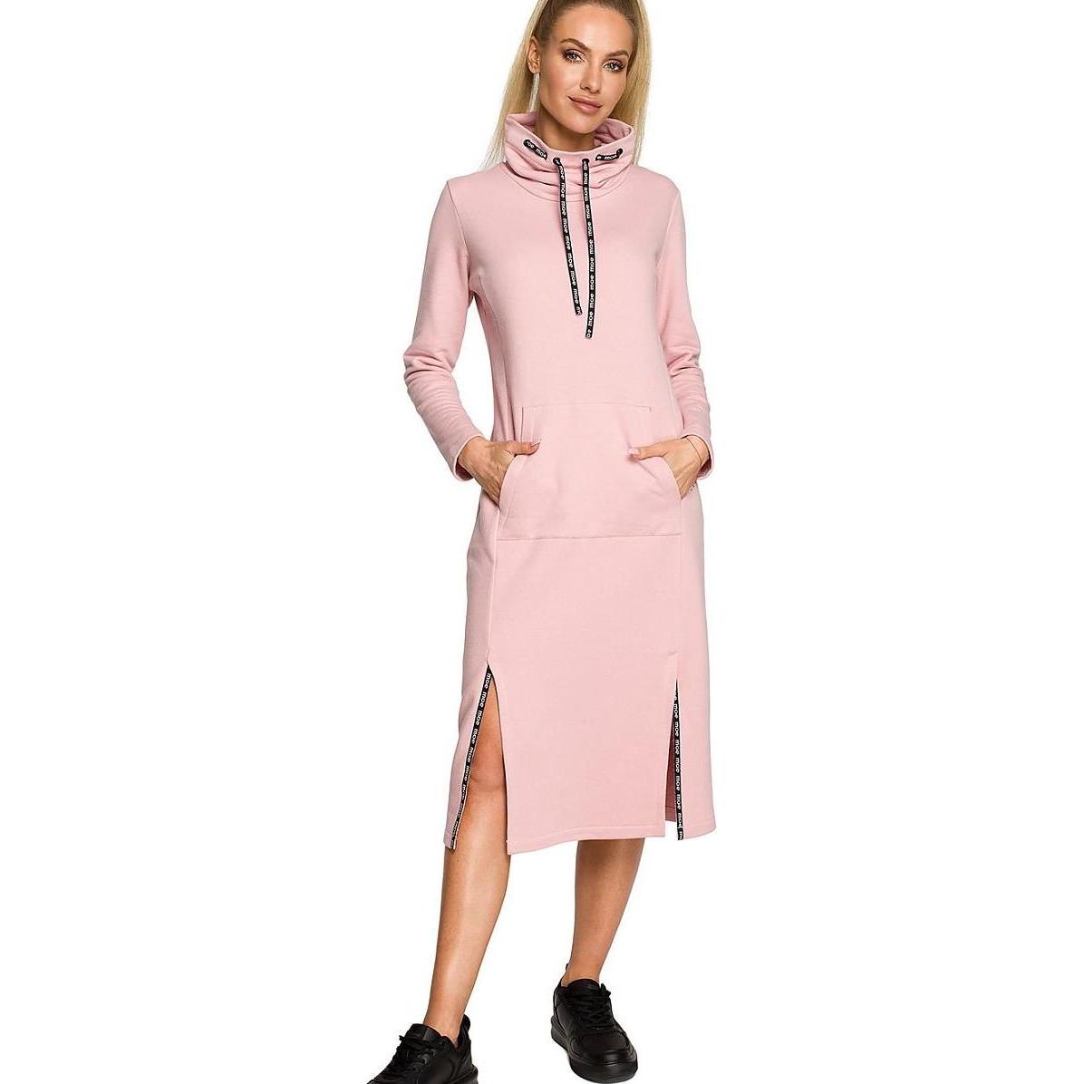 Made of Emotion, Damen, Kleider, Alltagskleid Moe, Rosa, (XL)