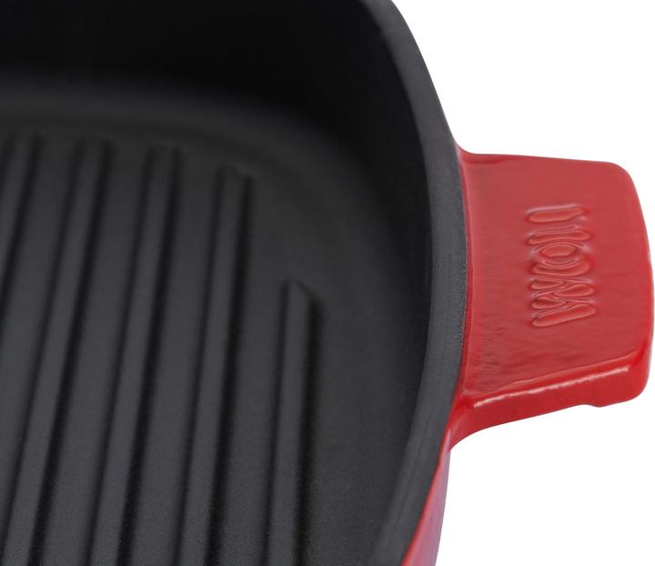 Image du produit Woll Grillpfanne Iron mit Steakpresse Chili (Poêle à grillades, Fonte)