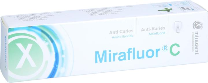 Produktbild Herba Miradent Mirafluor c Aminfluorid Zahncreme (100 ml)