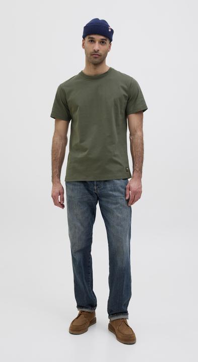 Actual product image Jack & Jones RDD Einfarbig Rundhals T-shirt T-shirt (XL)