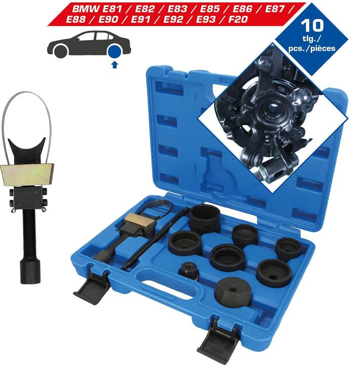 Actual product image KS Tools Trailing arm bushing tool set for rear axle BMW 10 pcs.
