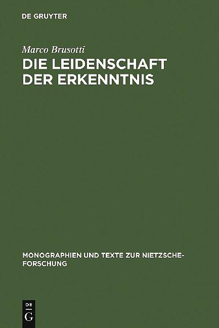 Produktbild Die Leidenschaft der Erkenntnis