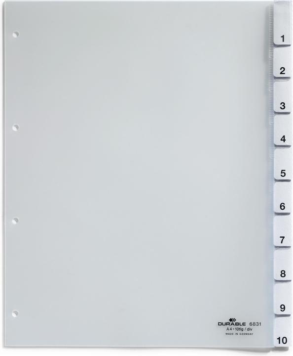 Actual product image Durable Register PP
