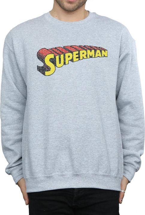 Image du produit - Sweat SUPERMAN TELESCOPIC CRACKLE LOGO - Homme (L)