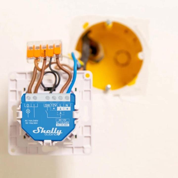 Actual product image Shelly ALREZWE W 1 - Qubino Wave 1 Relay 16A (Switch actuator)