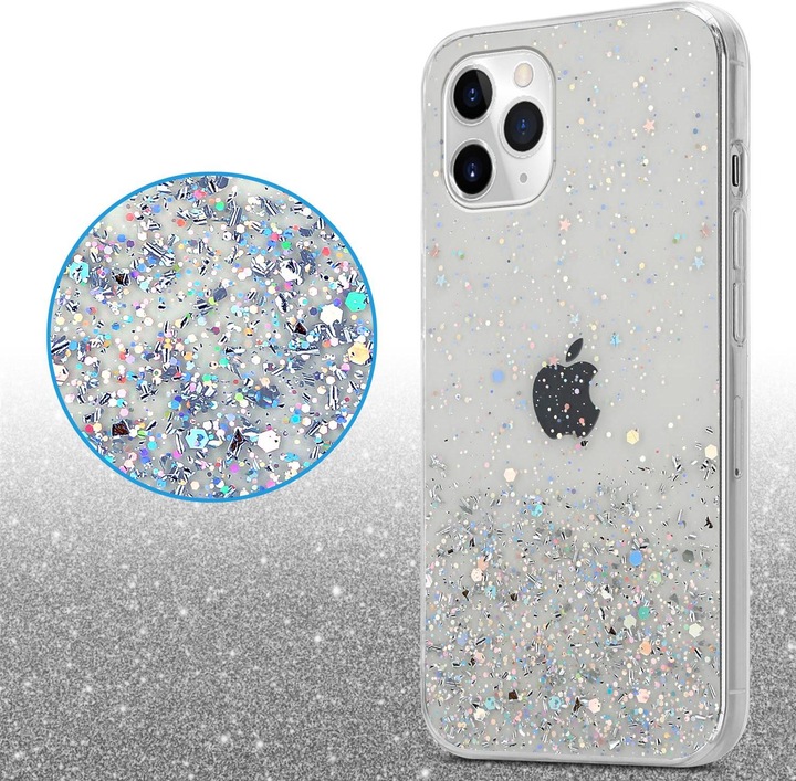 Actual product image Cadorabo TPU cover sparkling glitter (Apple iPhone 11)