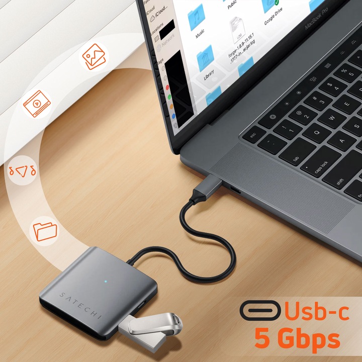 Produktbild Satechi USB-C Hub (USB-C, 4 Ports)