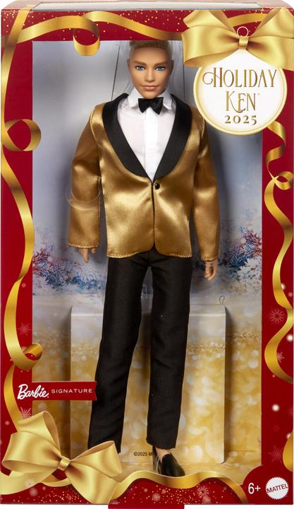 Actual product image Mattel Sammler-Edition: Barbie Ken Feiertags 2025