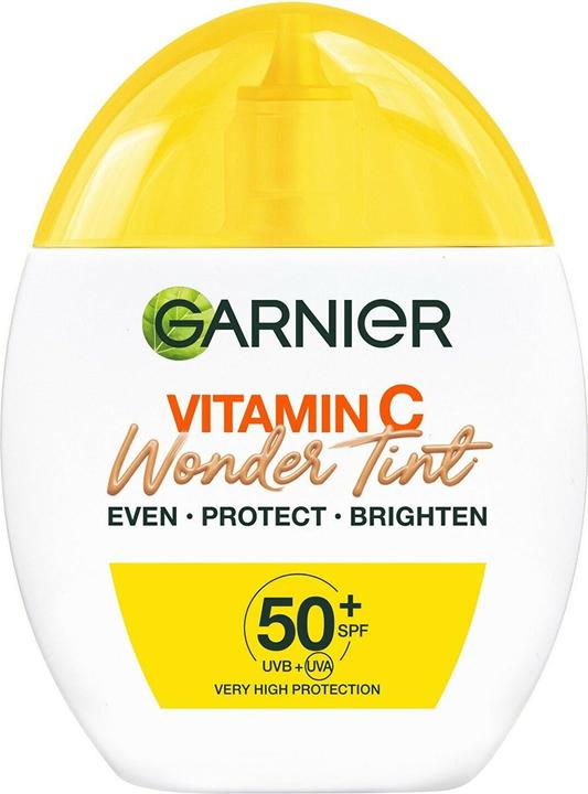 Garnier Tönungsfluid SPF 50 Vitamin C Wonder Tint 40 ml Farbton: Hell (Sun cream face, SPF 50+, 40 ml)